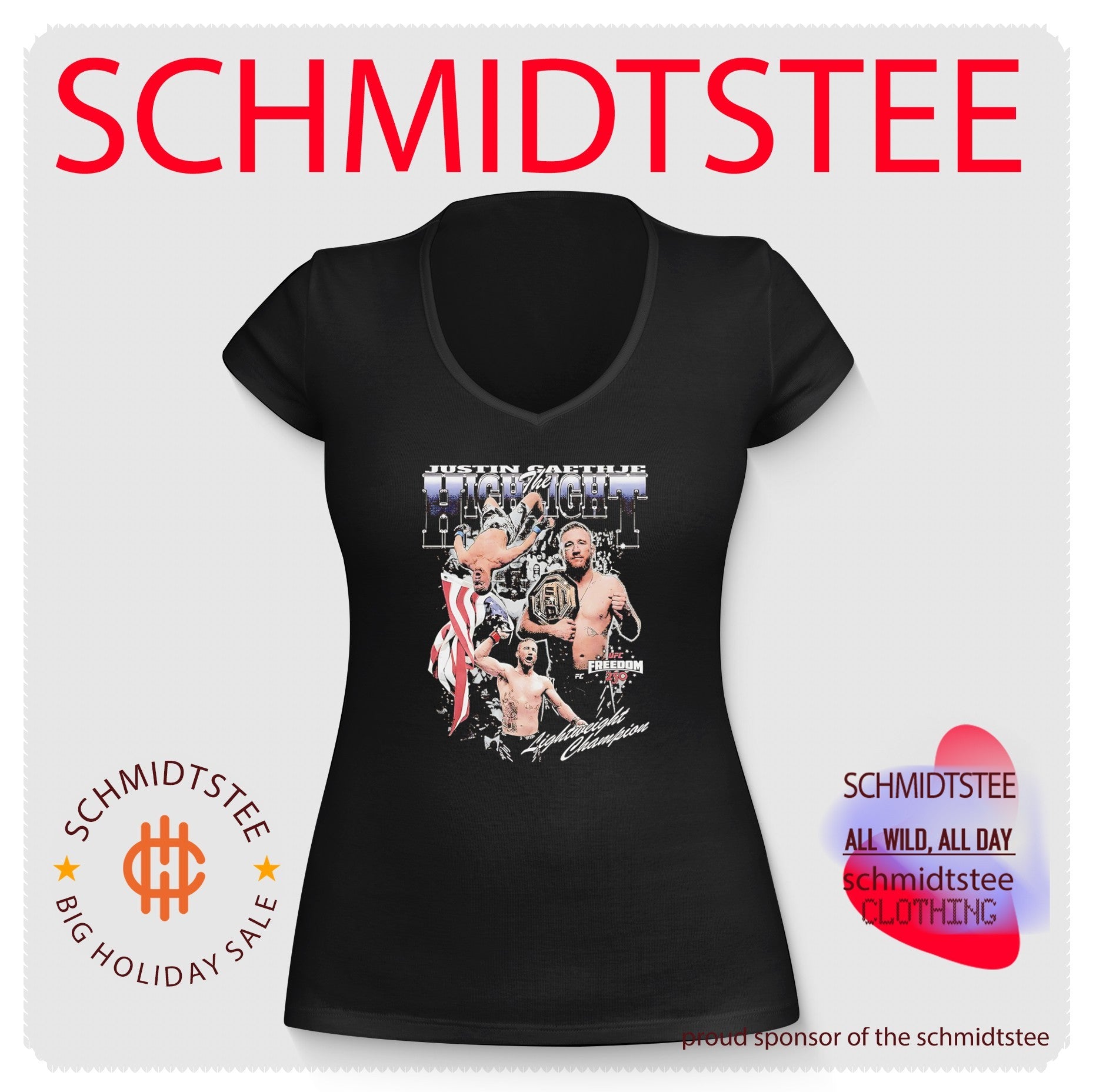Justin Gaethje the highlight UFC lightweight Champion 2026 shirt