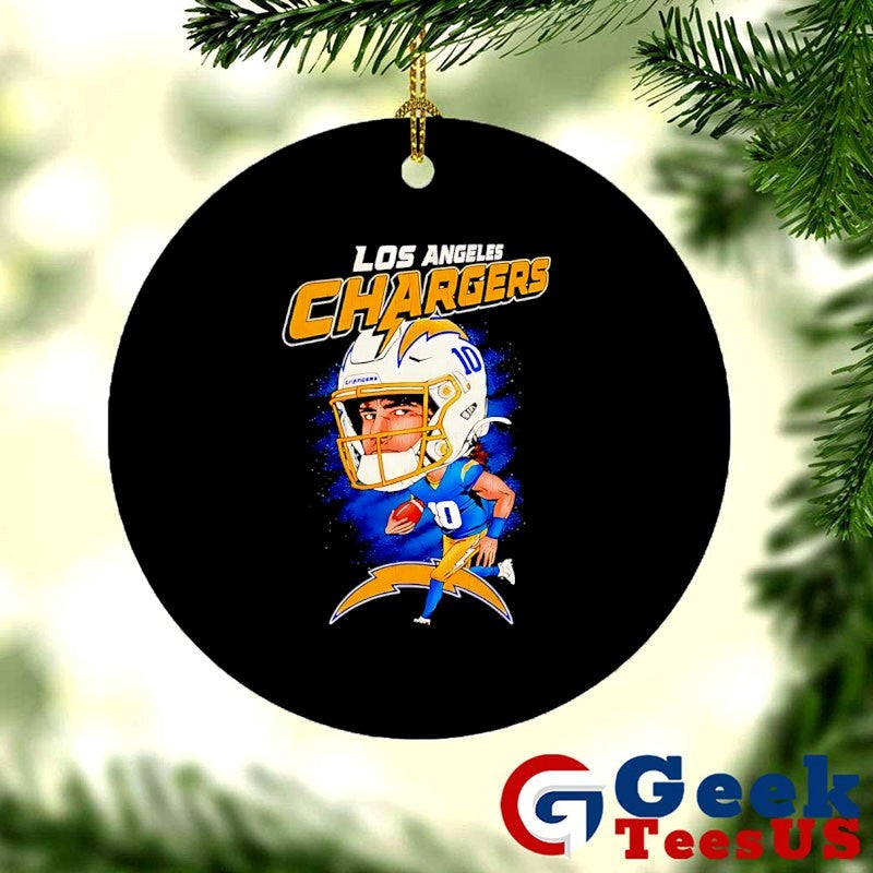 Justin Herbert player Los Angeles Chargers caricature T-shirt