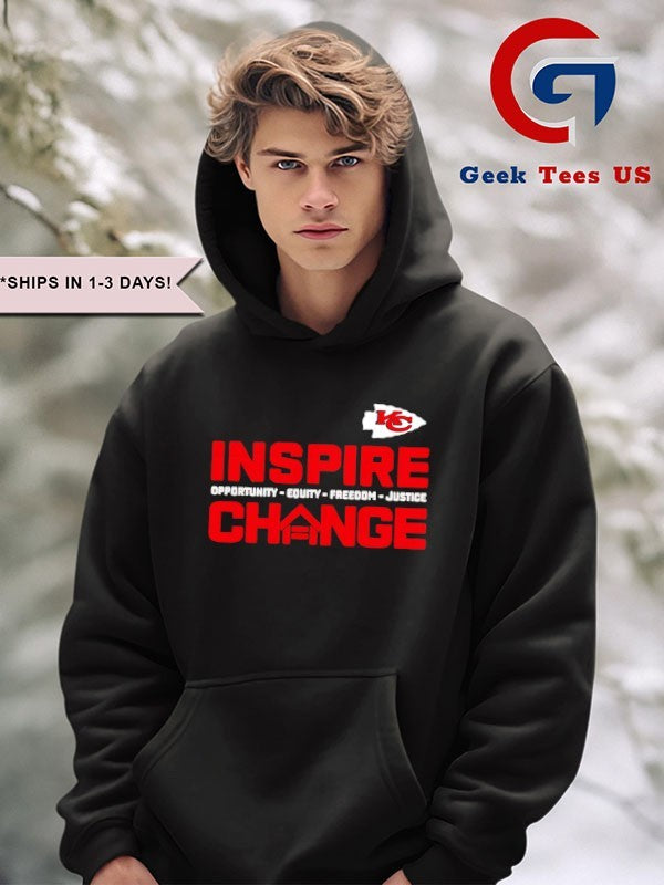 Kansas City Chiefs 2025-26 Inspire Change Freedom Justice shirt
