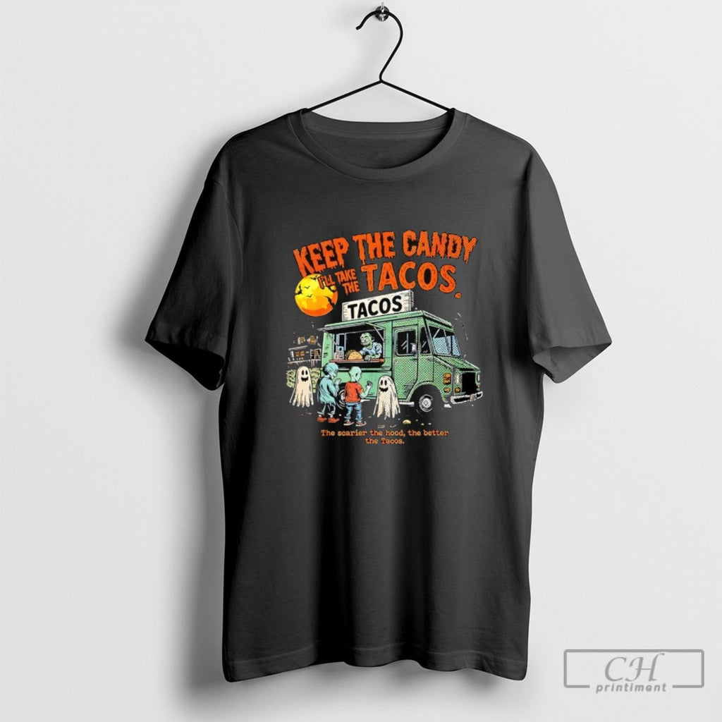 Keep The Candy Ill Take The Tacos Halloween Shirt Sweater