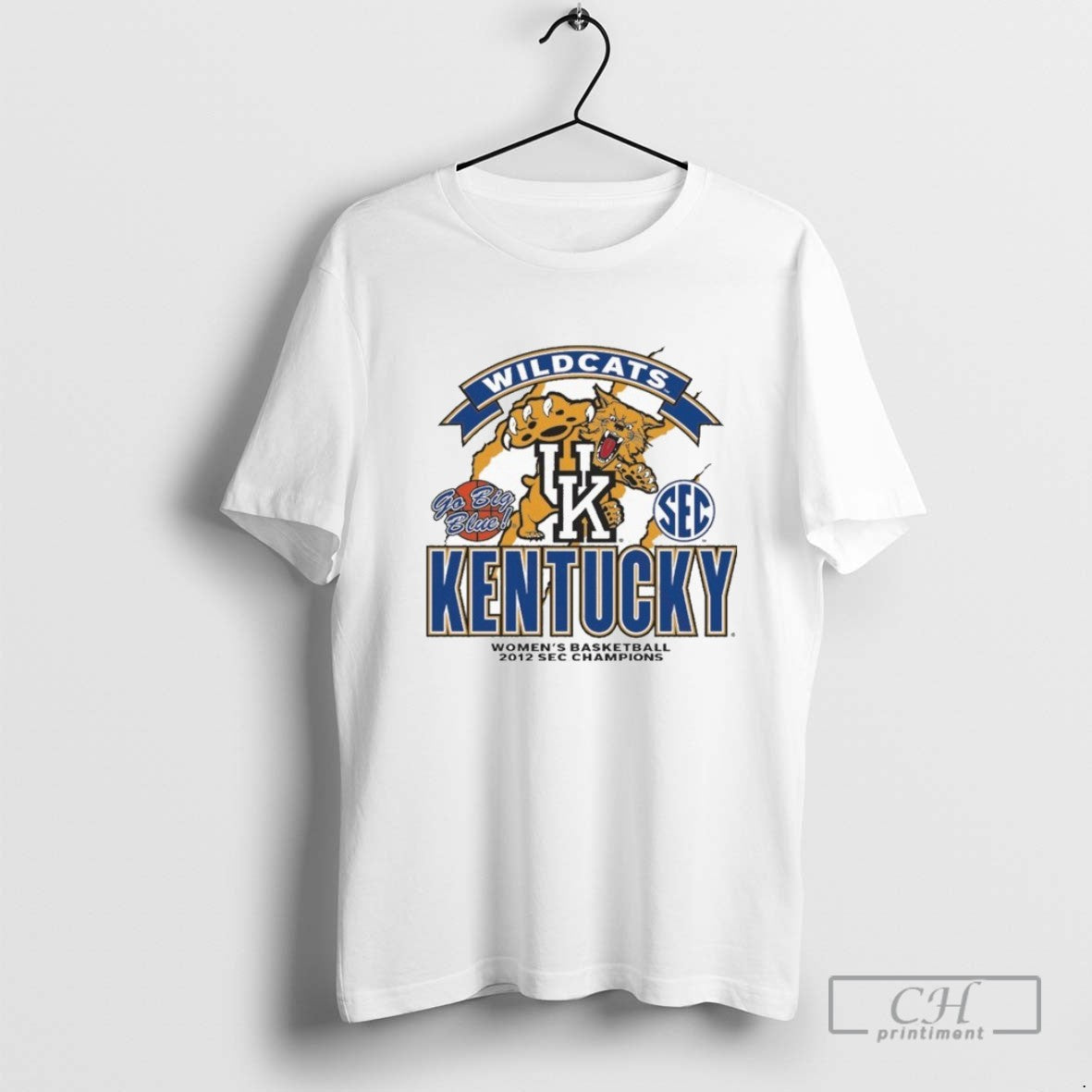 Kentucky Wildcats Womens Basketball 2012 Go Big Blue Sec Champions Mascot