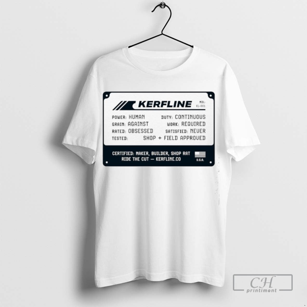 Kerfline Certified Maker Builer Shop Rat Ride The Cut Usa Flag