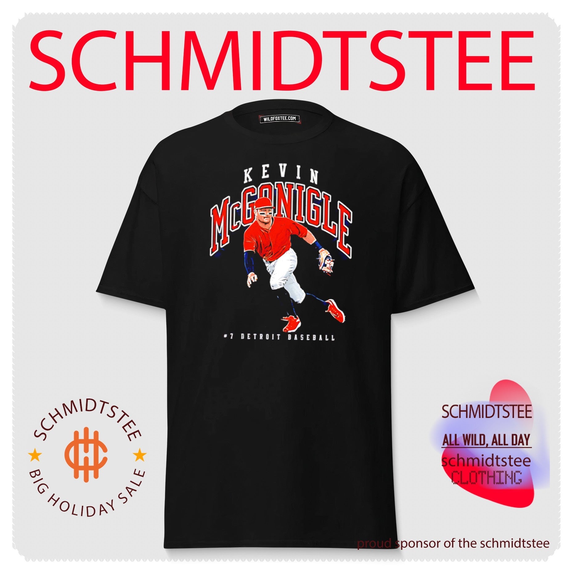 Kevin Mcgonigle Detroit Tigers Collegiate shirt