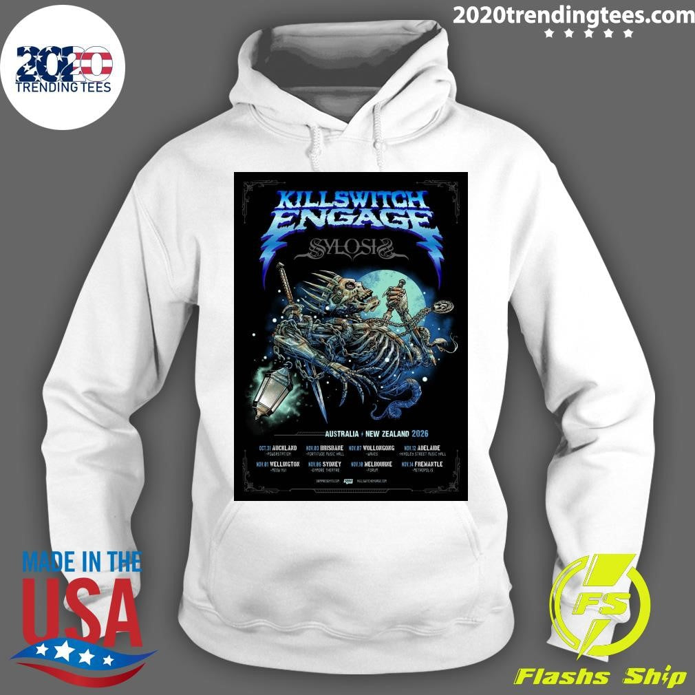 Killswitch Engage With Sylosis Australia And New Zealand 2026 Tour Shirt