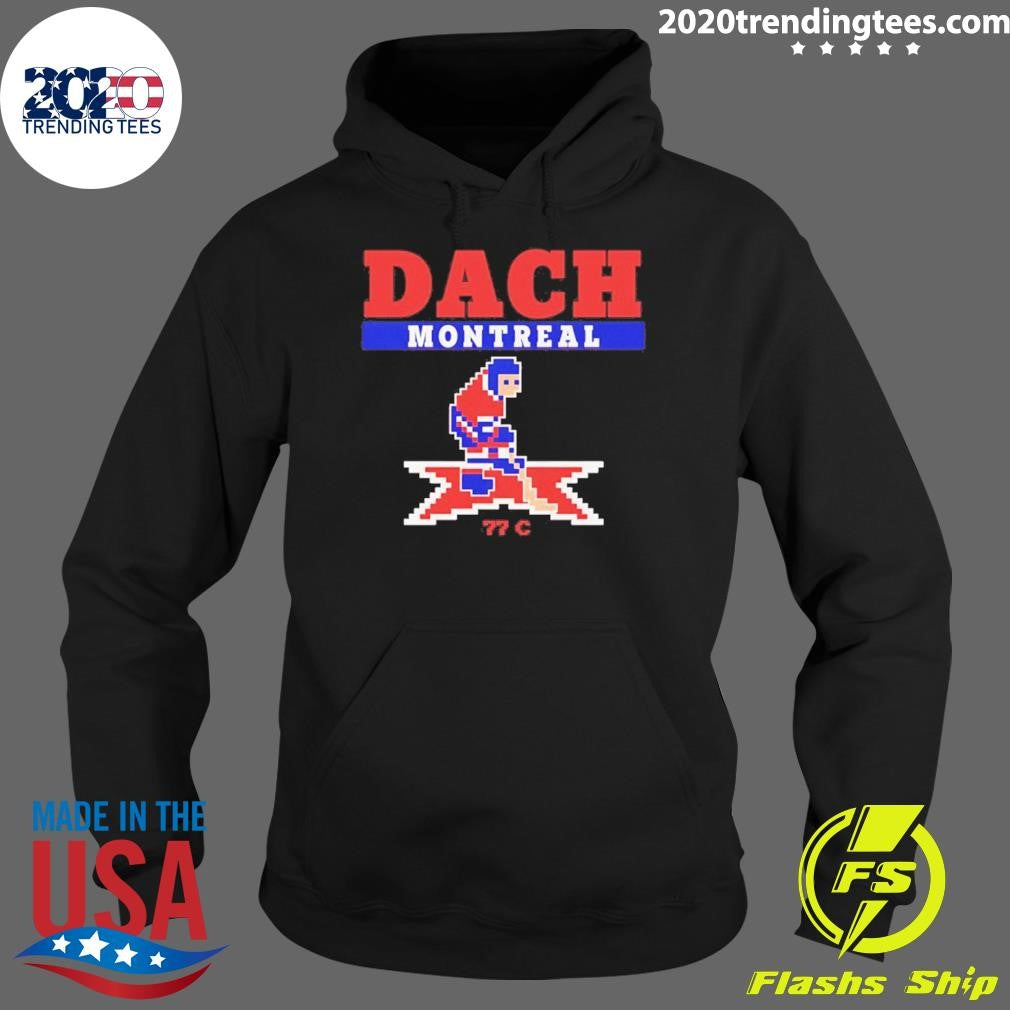 Kirby Dach Montreal Canadiens 77 C Retro Hockey Shirt