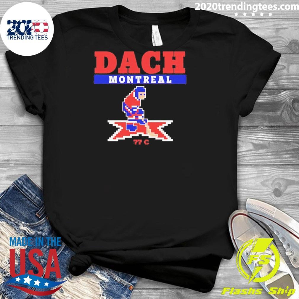 Kirby Dach Montreal Canadiens 77 C Retro Hockey Shirt