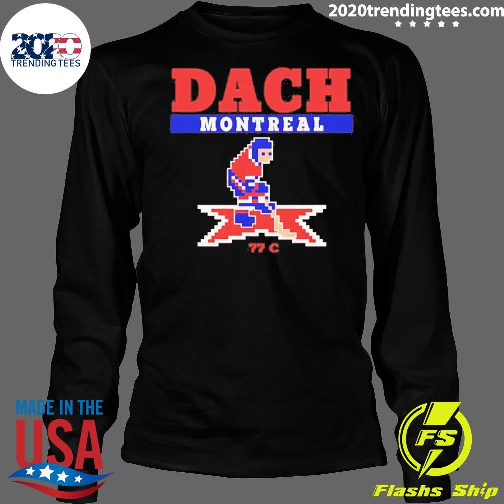 Kirby Dach Montreal Canadiens 77 C Retro Hockey Shirt