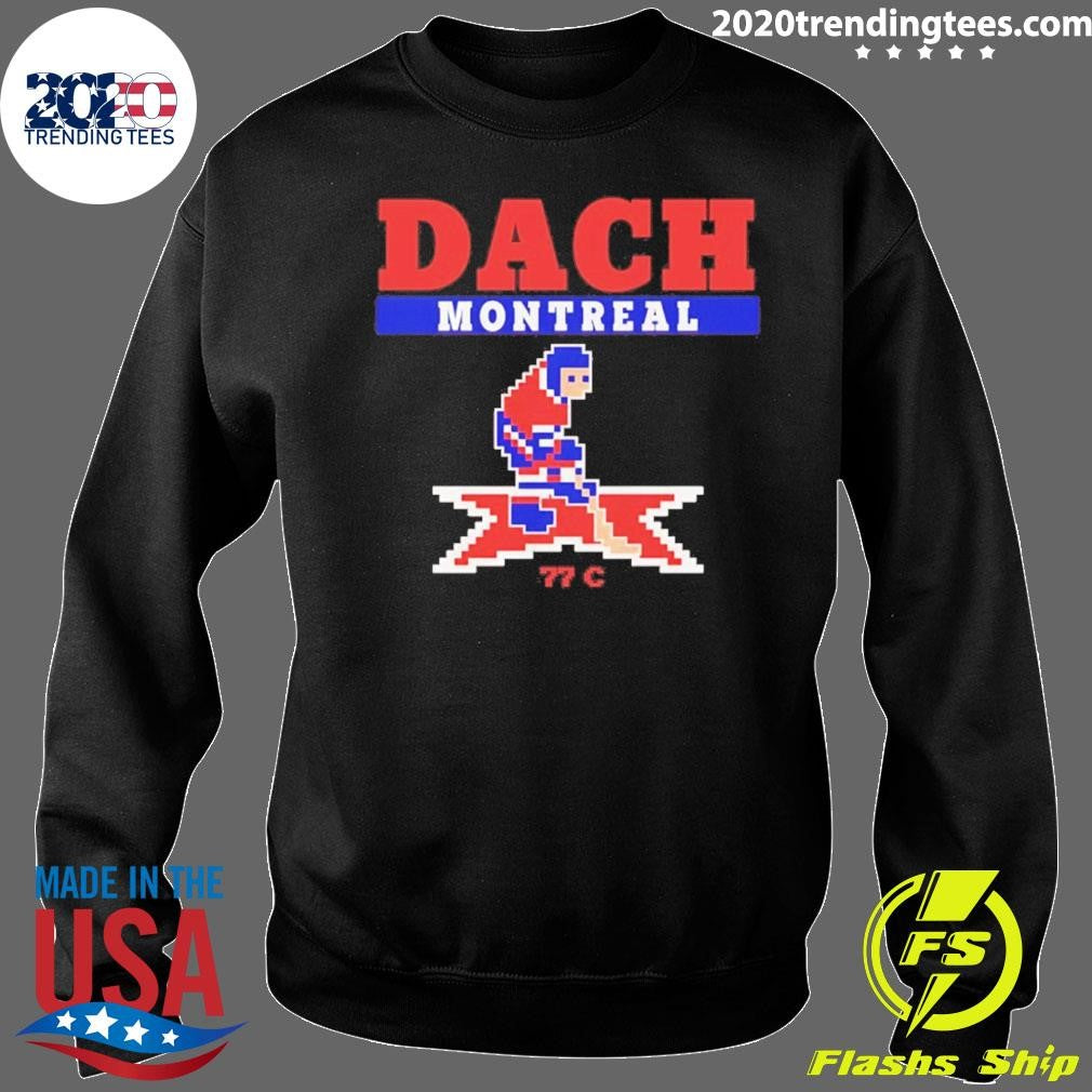 Kirby Dach Montreal Canadiens 77 C Retro Hockey Shirt