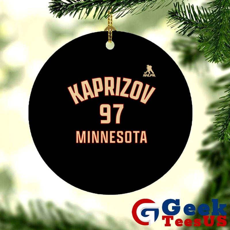 Kirill Kaprizov 97 player Minnesota Wild NHLPA shirt