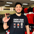 Know your parasites deer tick dog tick luna tick shirt