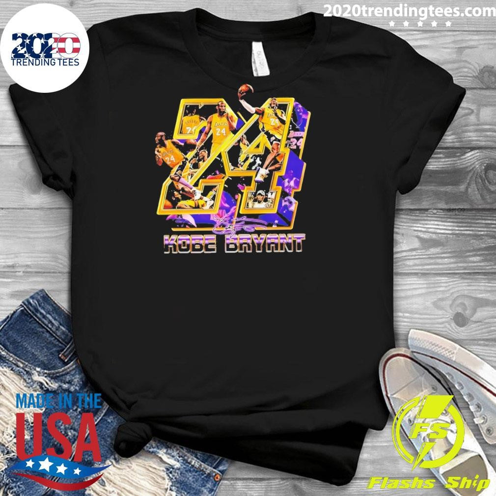 Kobe Bryant Los Angeles Lakers Basketball Legend Tribute Signature Shirt