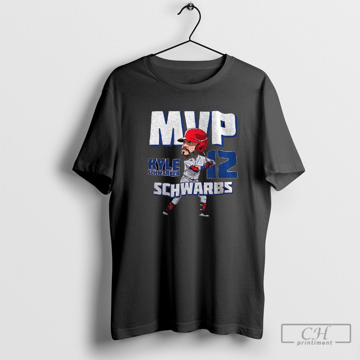 Kyle Schwarber Philadelphia Phillies Schwarbs Mvp Cartoon