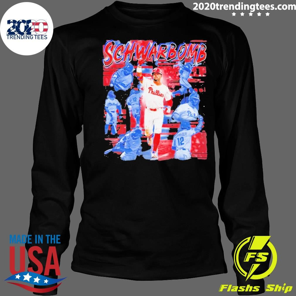 Kyle Schwarber Schwarbomb Philadelphia Phillies Mlb Baseball 2026 Shirt