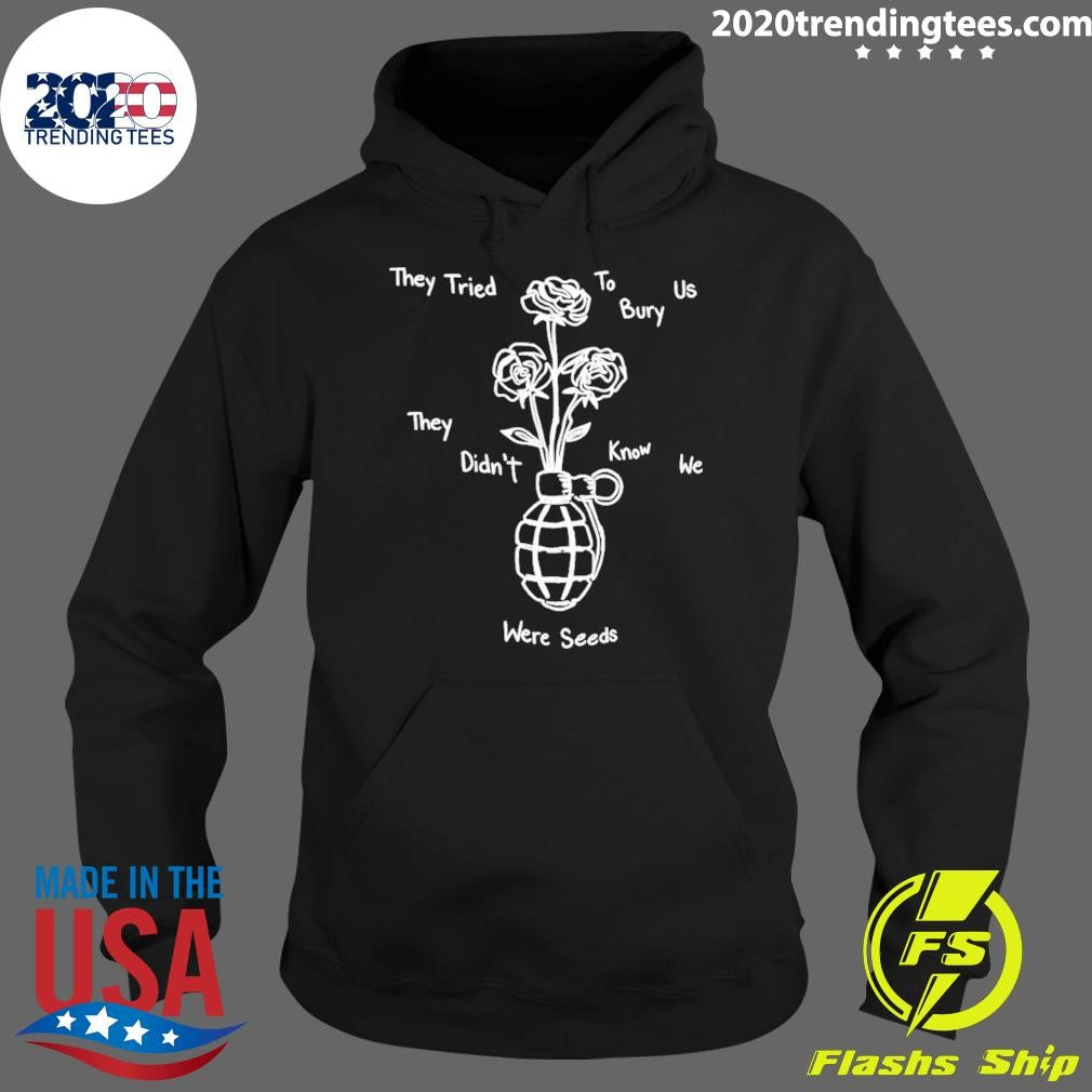 Kyrie Irving Wearing They Tried To Bury Us They Know Didn’t We Were Seeds Shirt