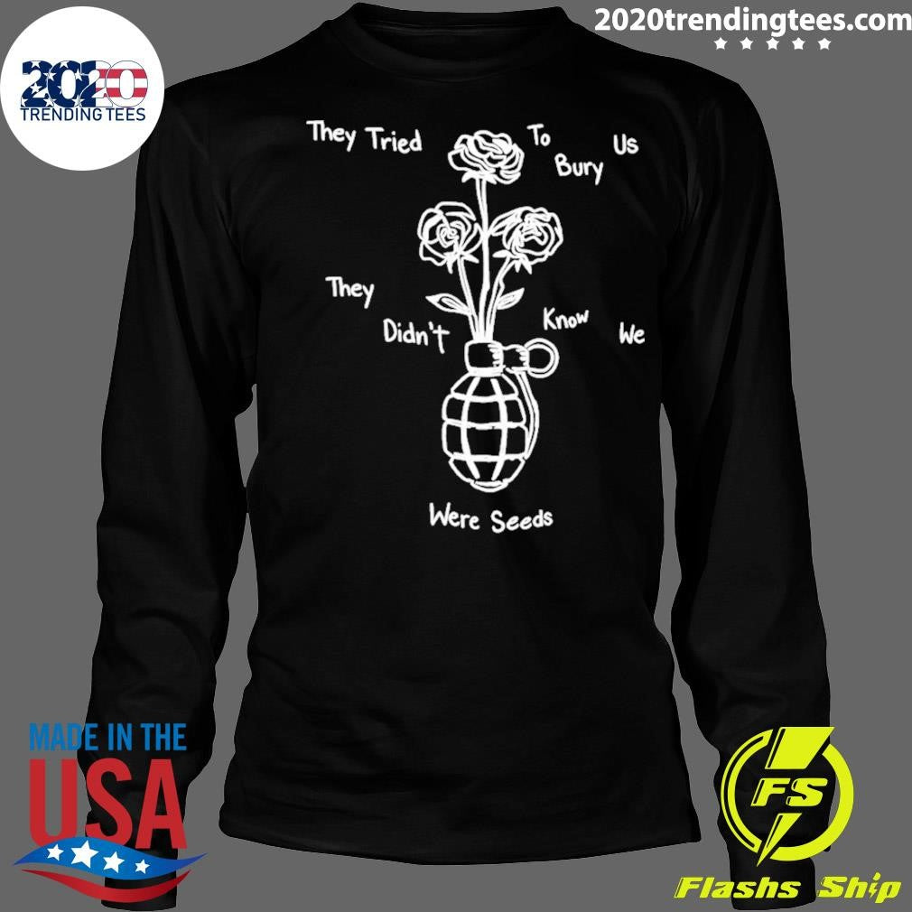 Kyrie Irving Wearing They Tried To Bury Us They Know Didn’t We Were Seeds Shirt