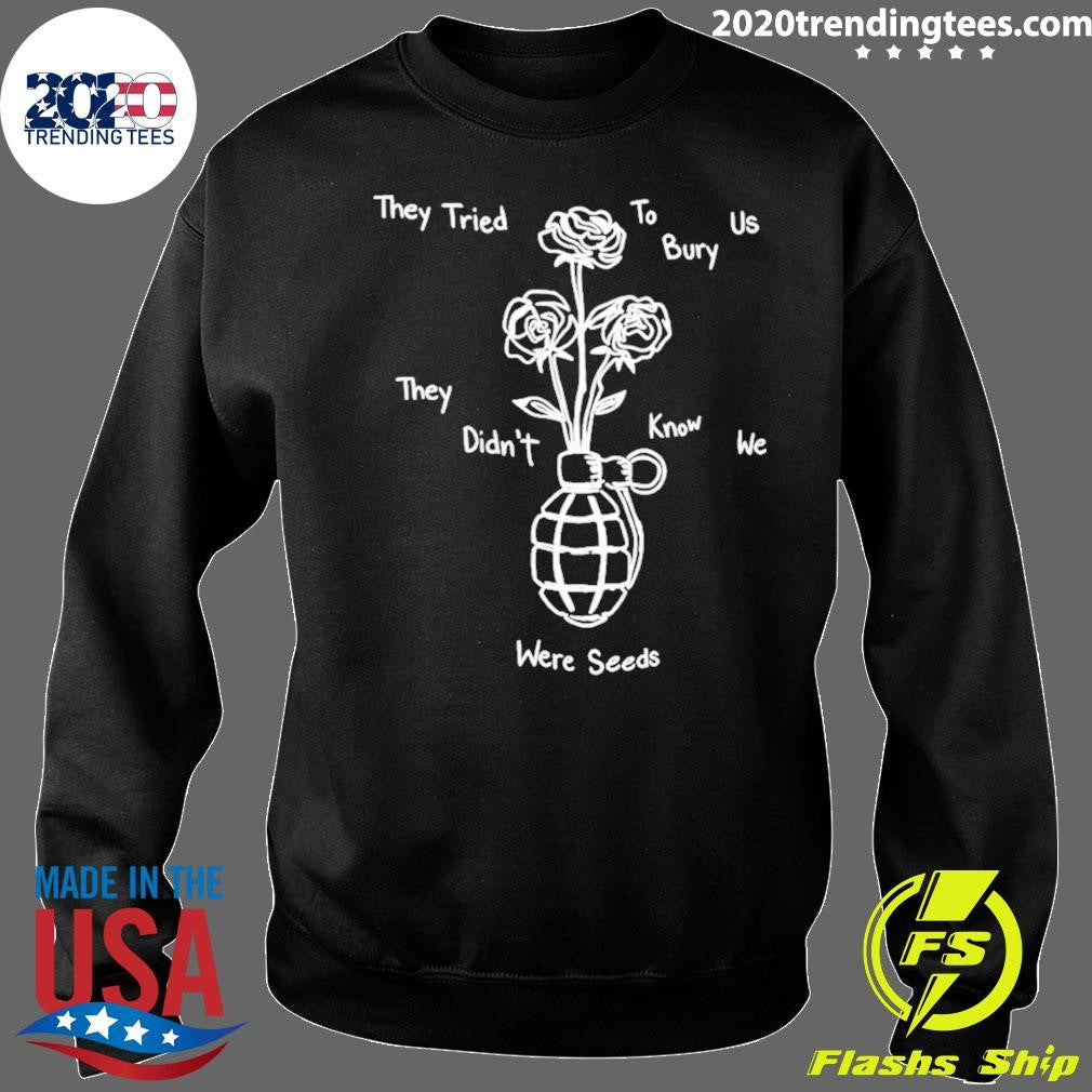 Kyrie Irving Wearing They Tried To Bury Us They Know Didn’t We Were Seeds Shirt