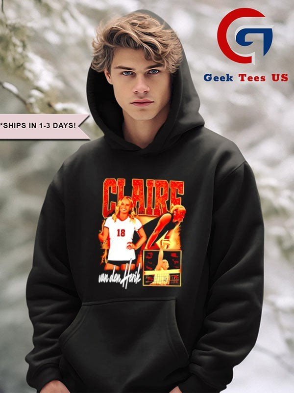Laire Van player 18 Den Herik volleyball shirt