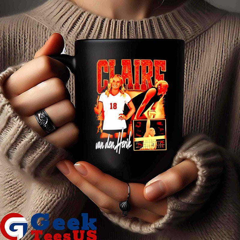 Laire Van player 18 Den Herik volleyball shirt