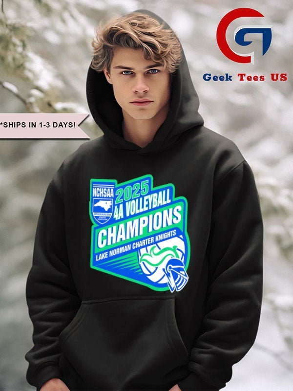 Lake Norman Charter Knights NCHSAA 4A Volleyball Champions 2025 T-shirt