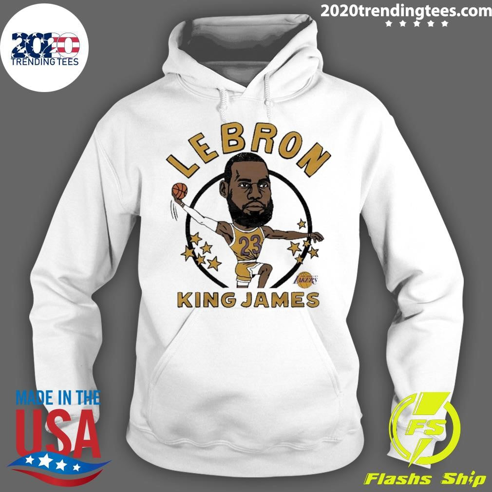 Lakers Lebron King James Player Caricature Shirt