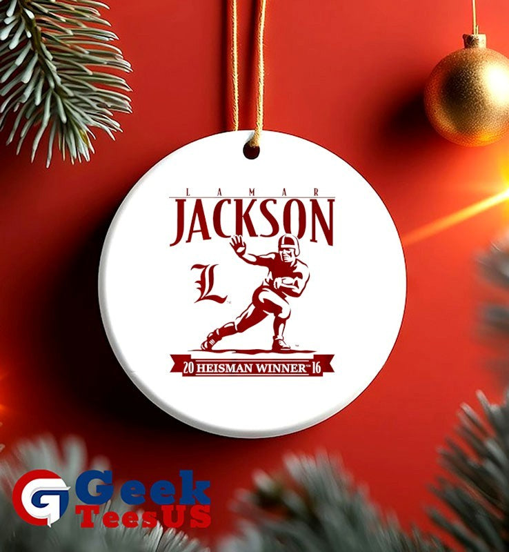 Lamar Jackson Louisville Cardinals football Heisman Winner 2026 trophy T-shirt