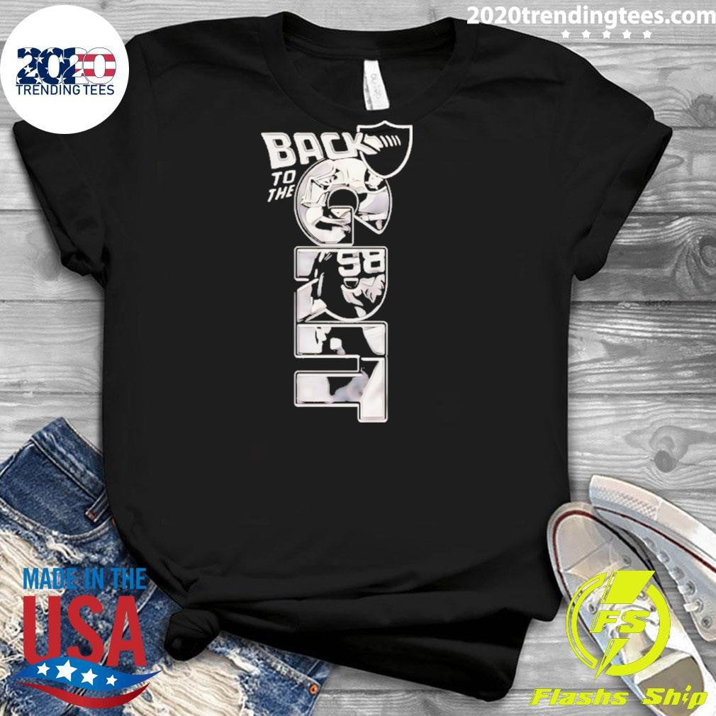 Las Vegas Raiders Back To The Grit Shirt