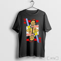 Leatherface 74 Halloween Character Card Style T Shirt