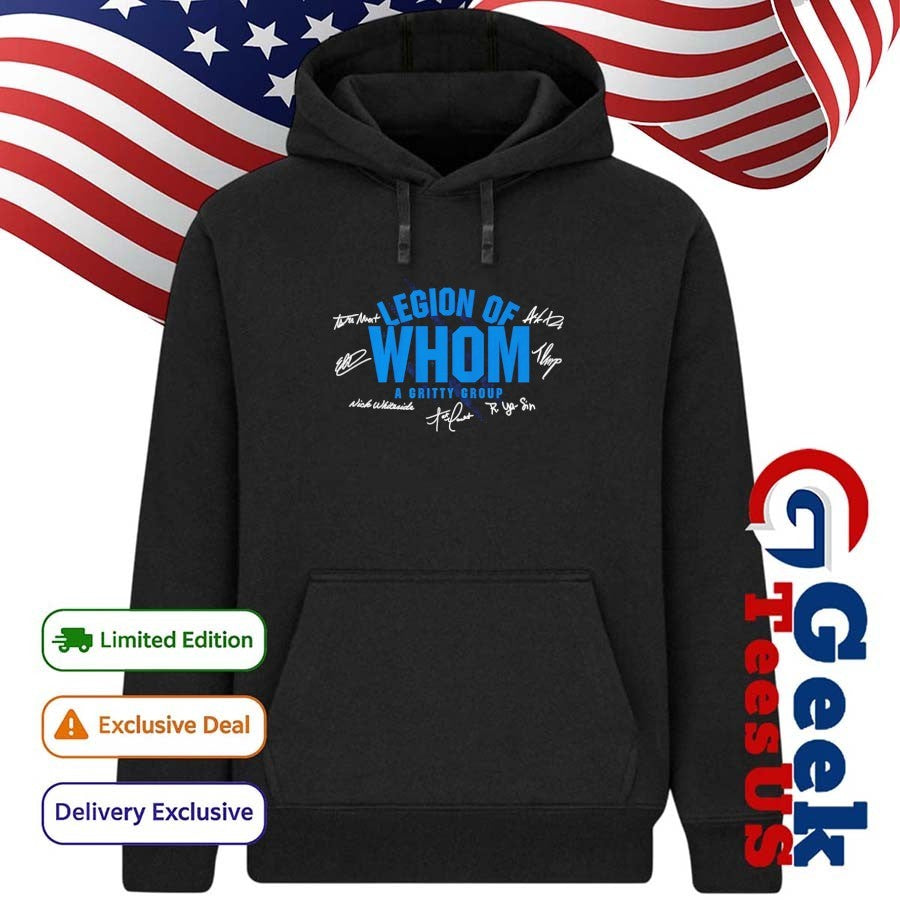 Legion of Whom a Gritty Group Detroit Lions Football signature shirt