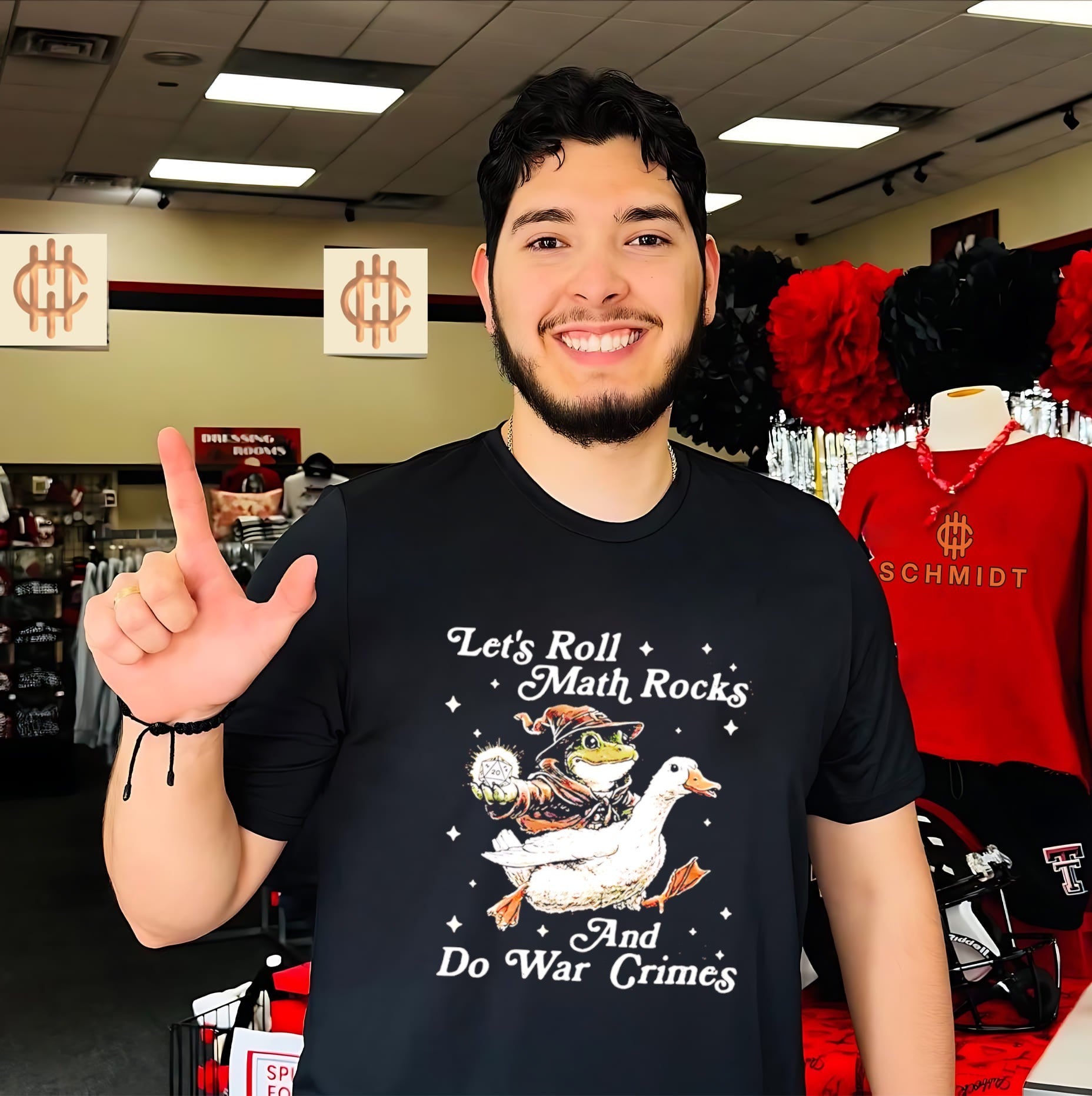 Let’s roll math rocks and do war crimes shirt