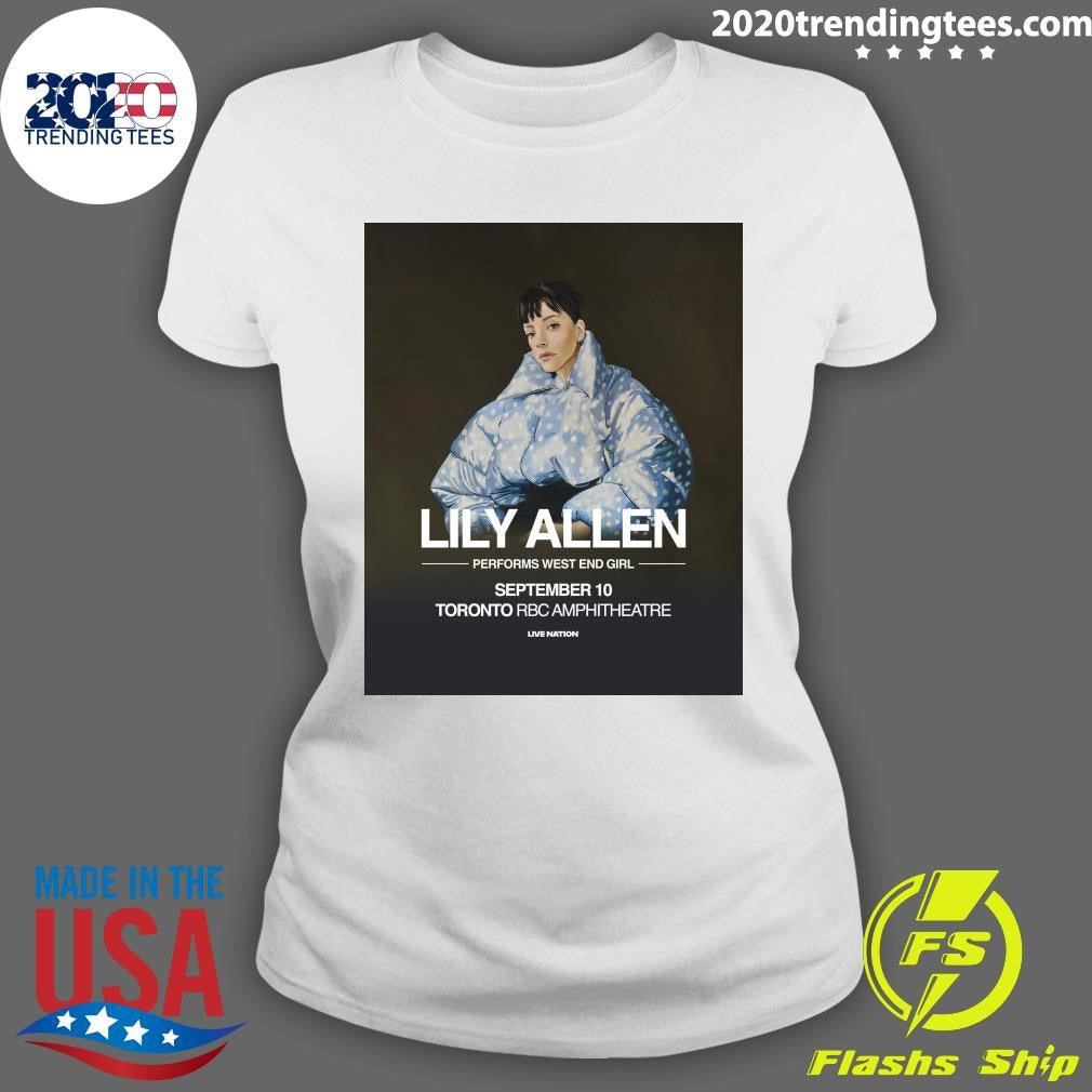 Lily Allen Performs West End Girl September 10 Toronto Rbc Amphitheatre Shirt