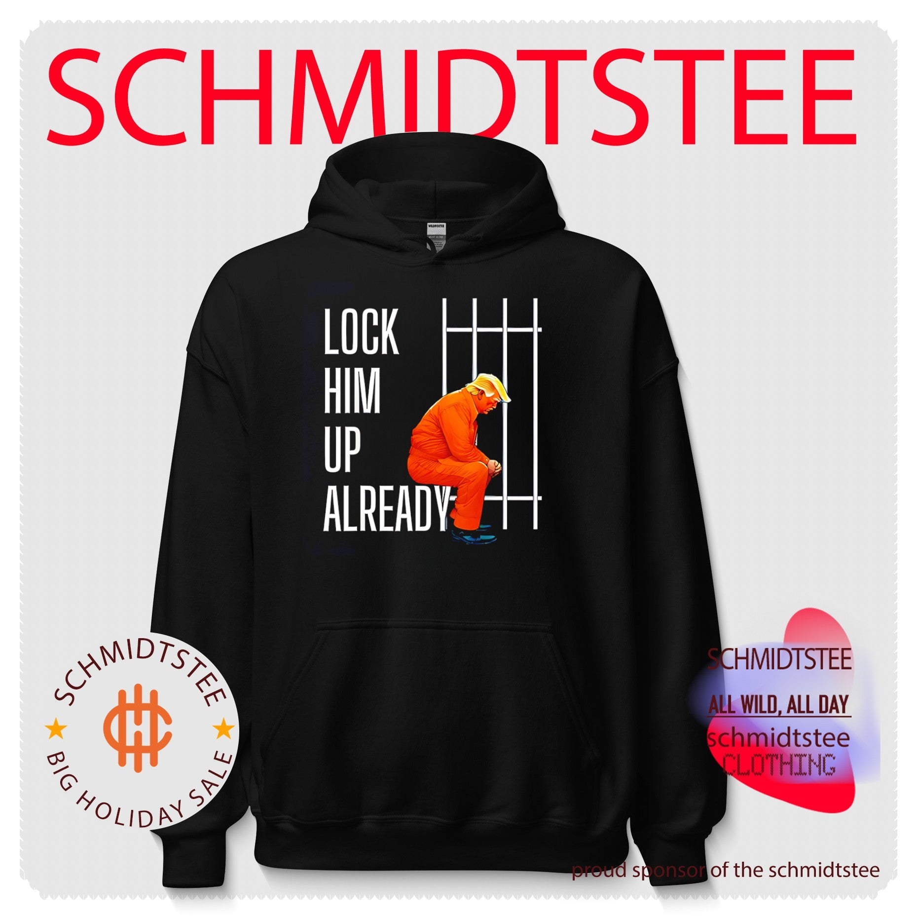 Lock Donald Trump up already graphic shirt