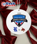 Lockheed Martin Armed Forces Bowl 2026 Texas State Bobcats vs Rice Owls logo Ornament