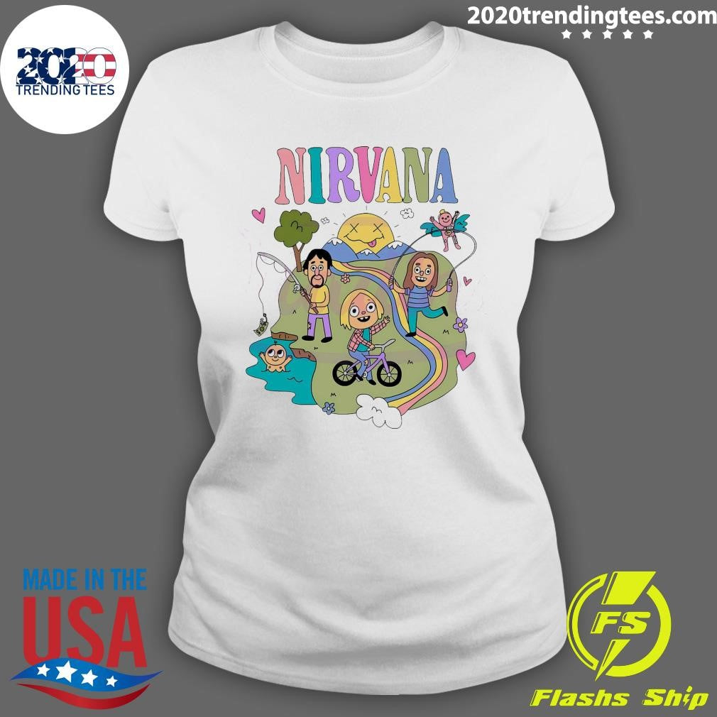Lorful Nirvana Themed Childlike Shirt