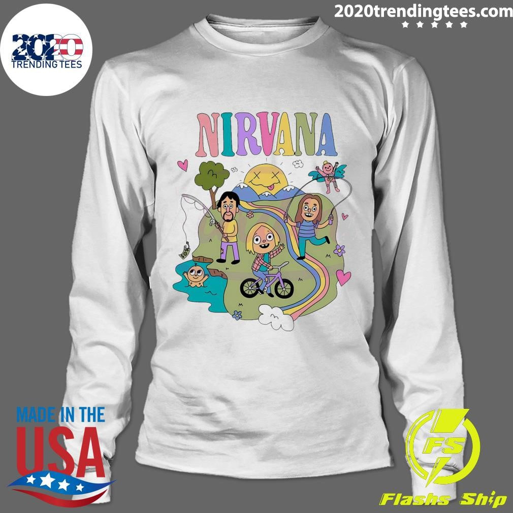 Lorful Nirvana Themed Childlike Shirt