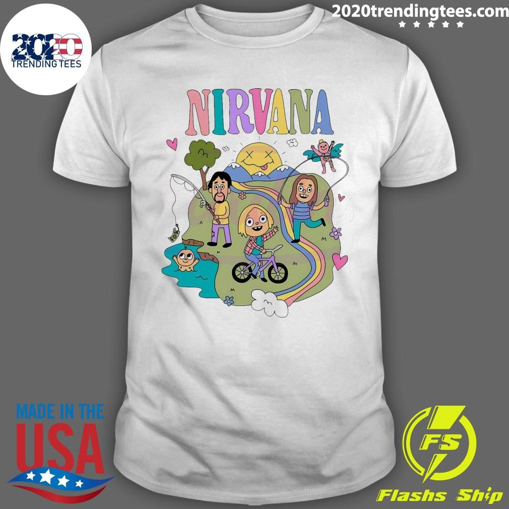 Lorful Nirvana Themed Childlike Shirt