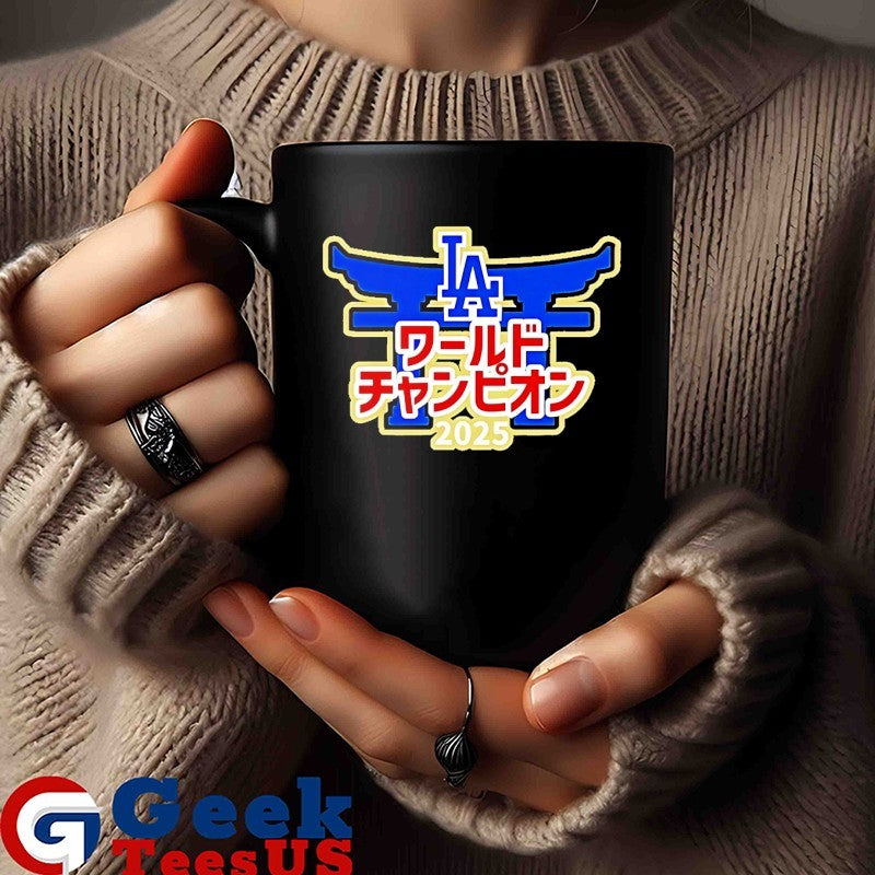 Los Angeles Dodgers 2025 World Series Champions Japanese shirt