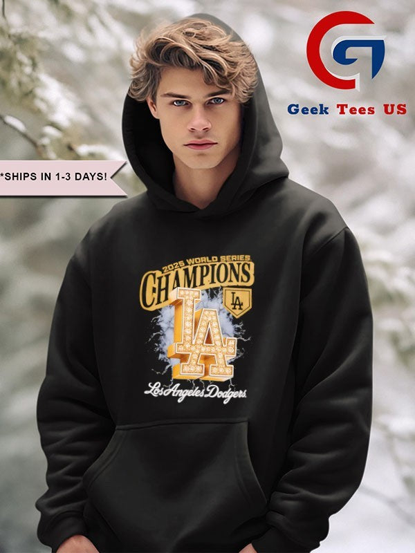 Los Angeles Dodgers 2025 World Series Champions logo T-shirt