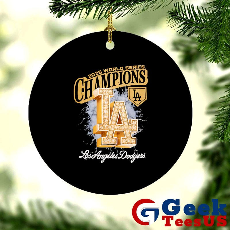 Los Angeles Dodgers 2025 World Series Champions logo T-shirt