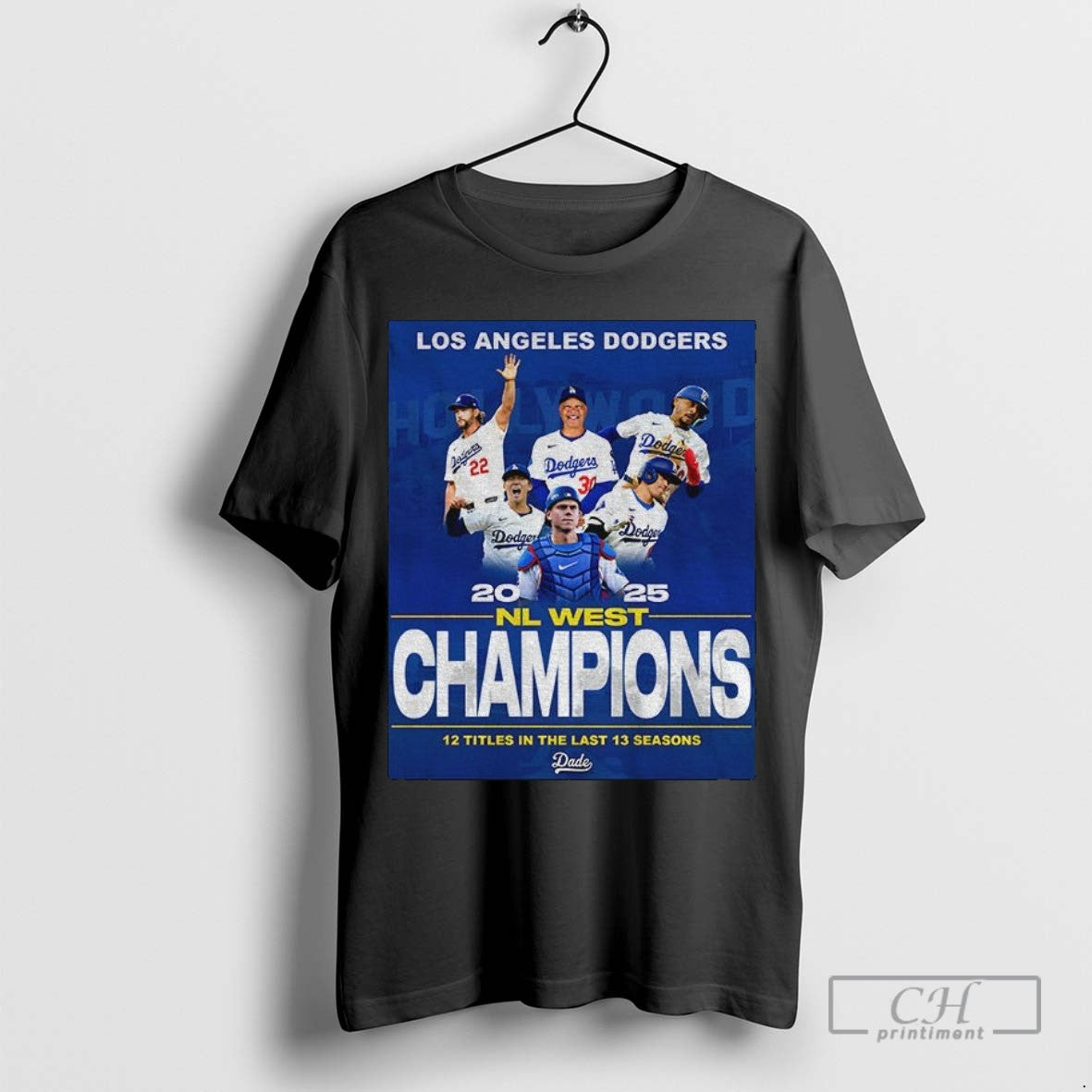 Los Angeles Dodgers Mlb Baseball 2025 Nl West Champions 12 Titles In The Last 13