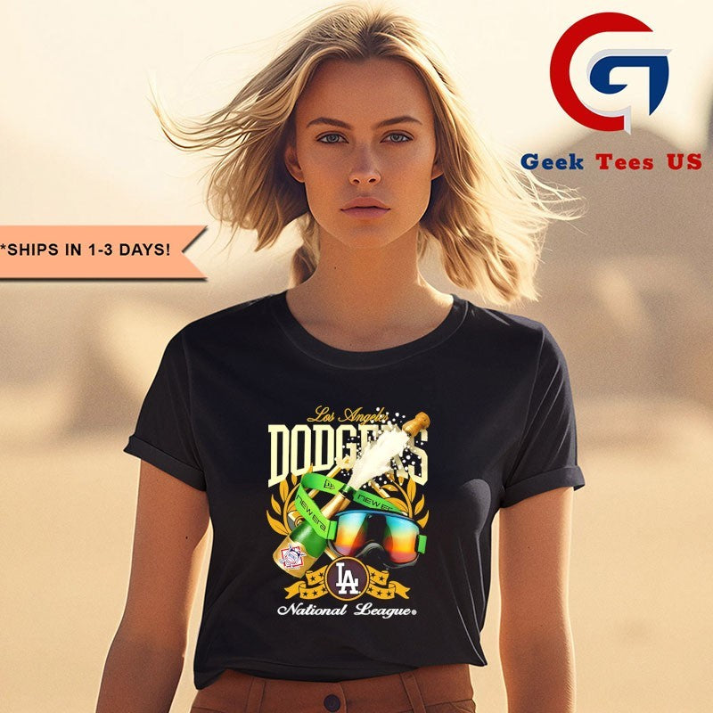Los Angeles Dodgers World Series Champions 2025 Champagne and Goggles shirt