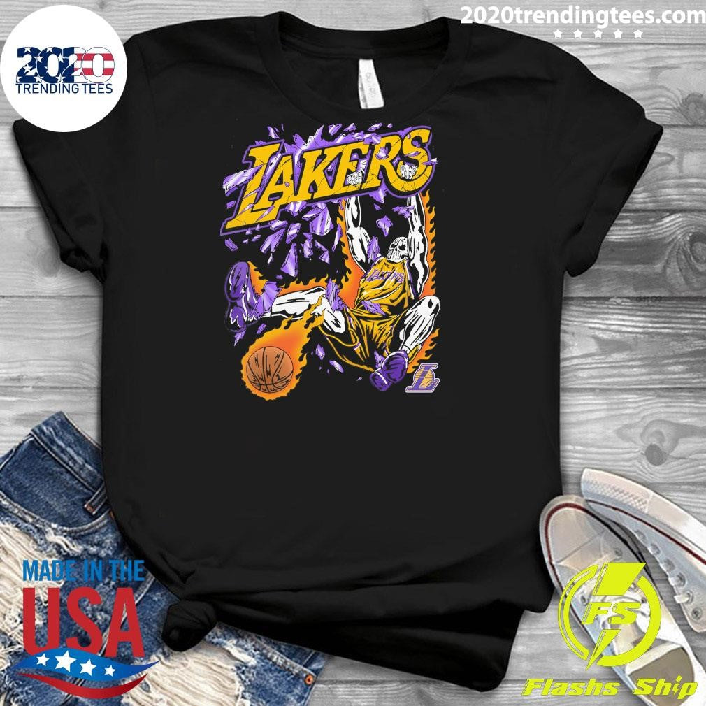 Los Angeles Lakers Warren Lotas Slam Dunk Shirt