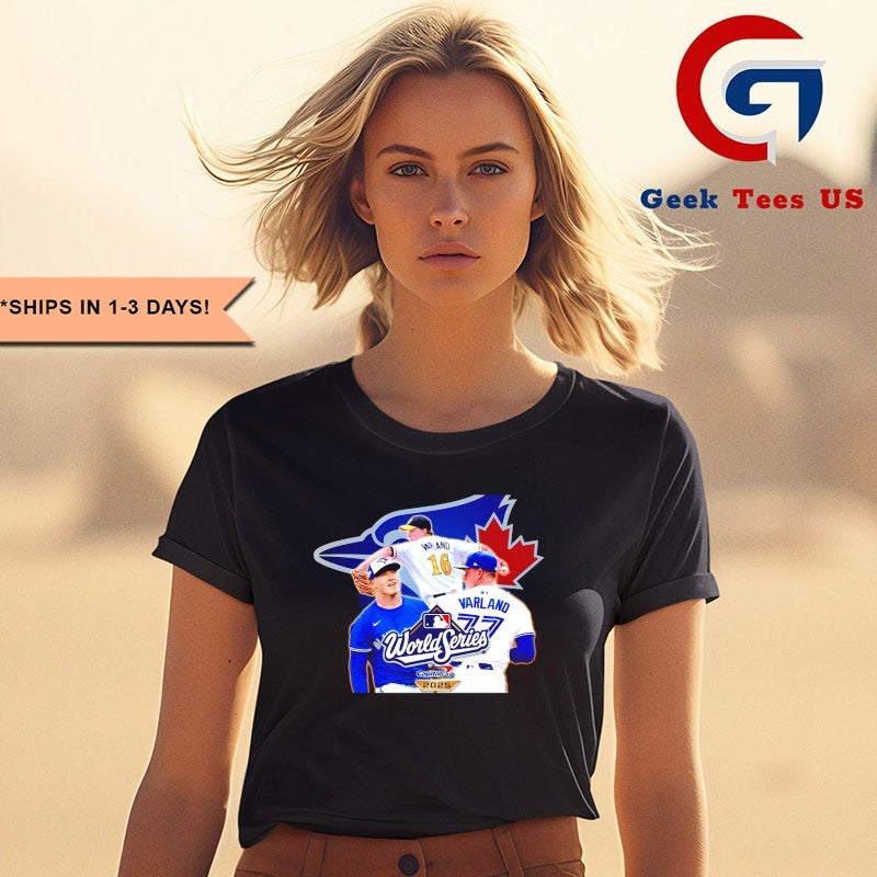 Louis Varland Toronto Blue Jays Major League Baseball World Series 2025 logo shirt