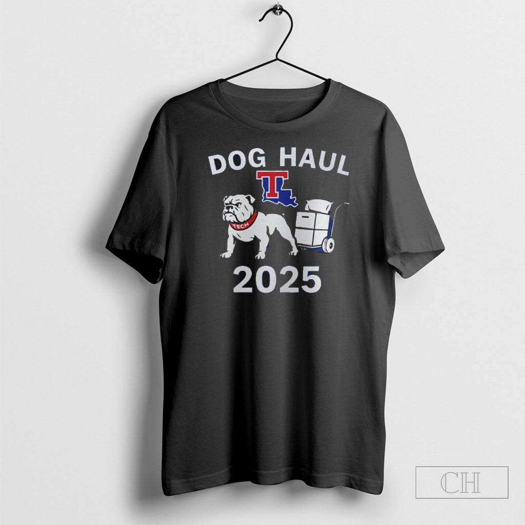 Louisiana Tech Bulldogs Dog Haul 2025 Shirt Tee