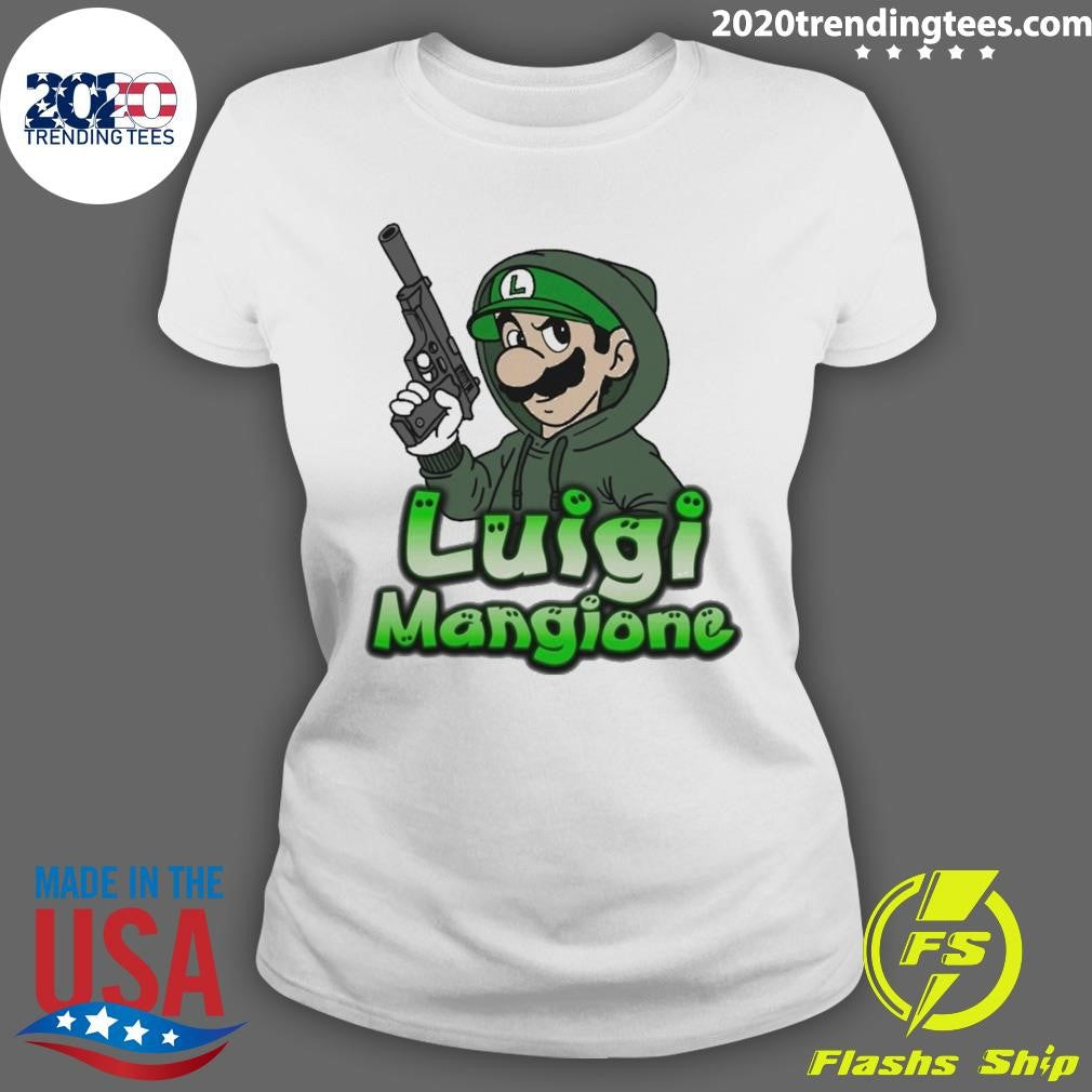 Luigi Mangione Super Mario Shirt