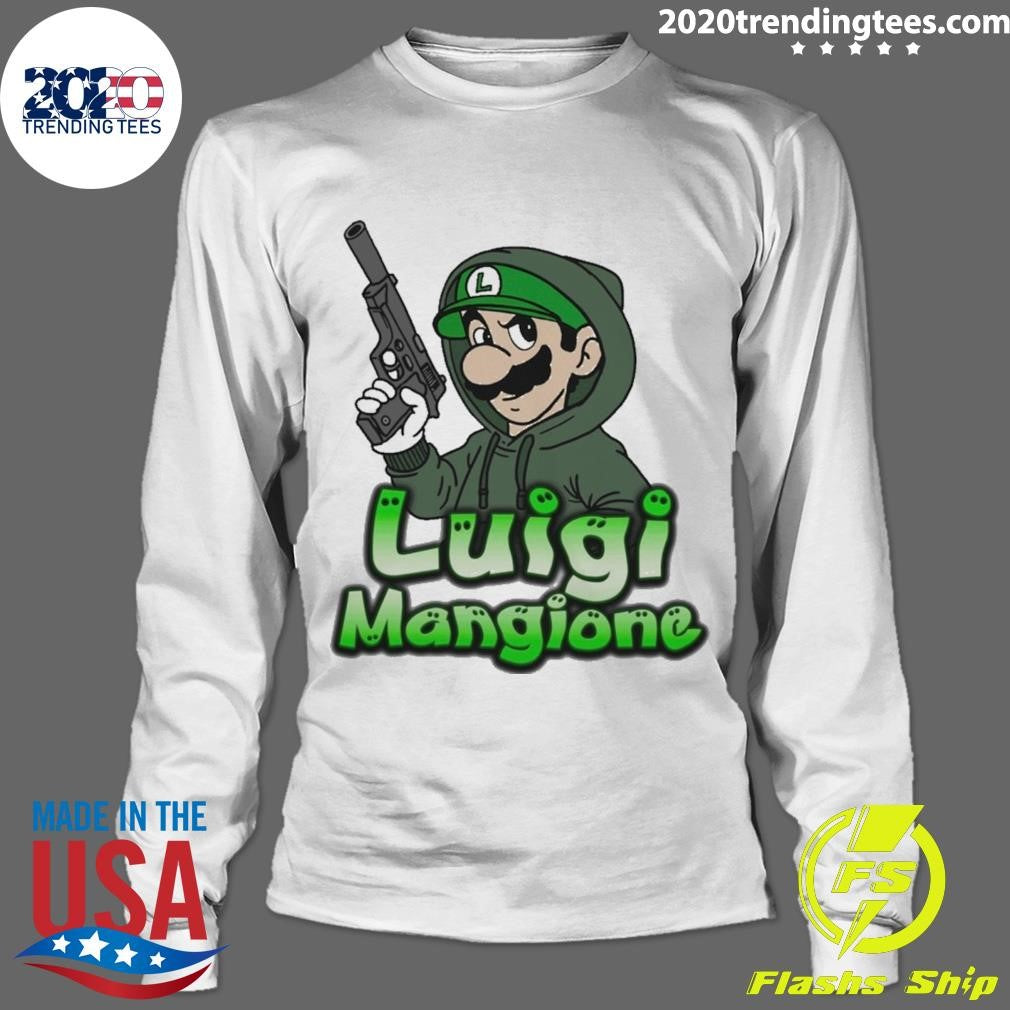 Luigi Mangione Super Mario Shirt