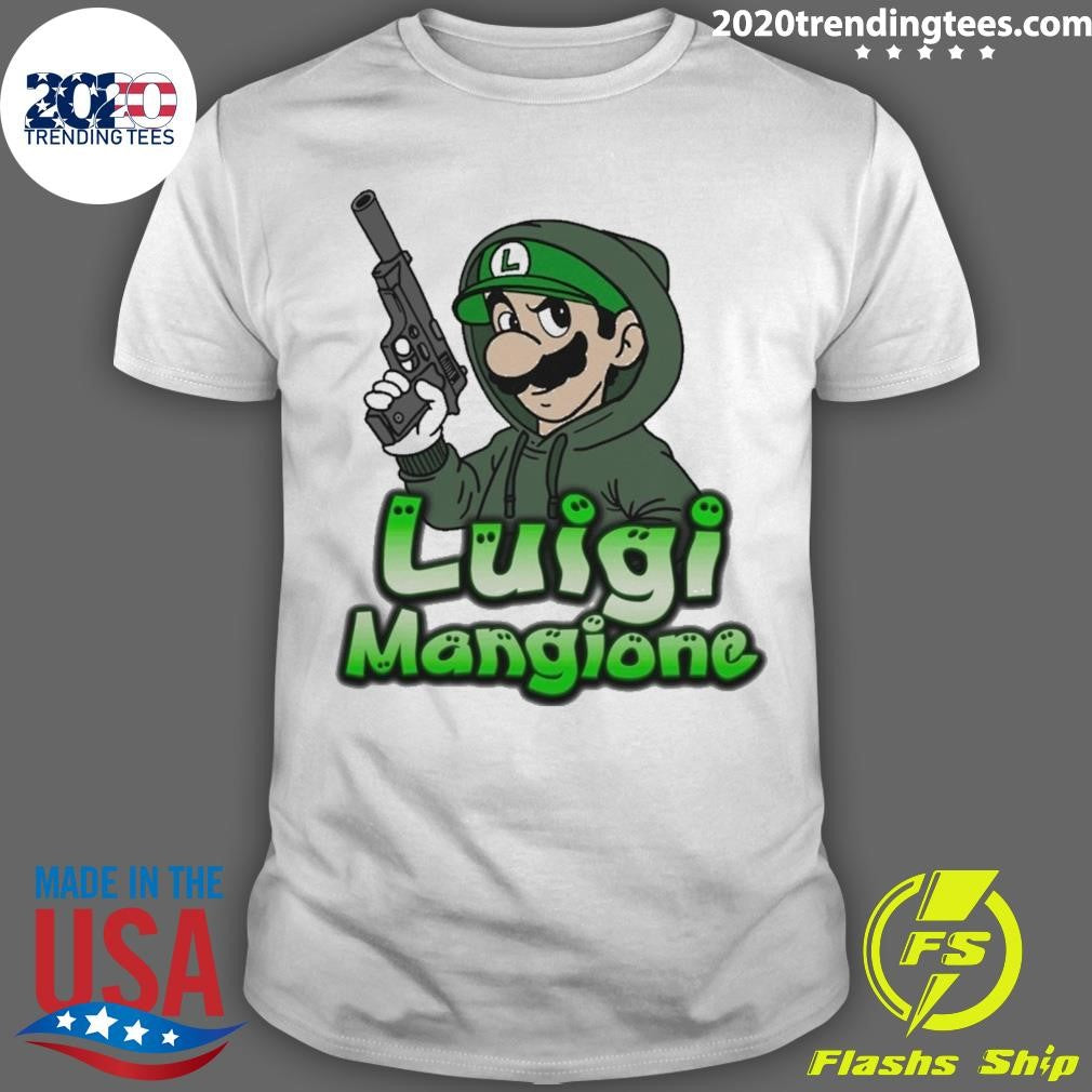 Luigi Mangione Super Mario Shirt