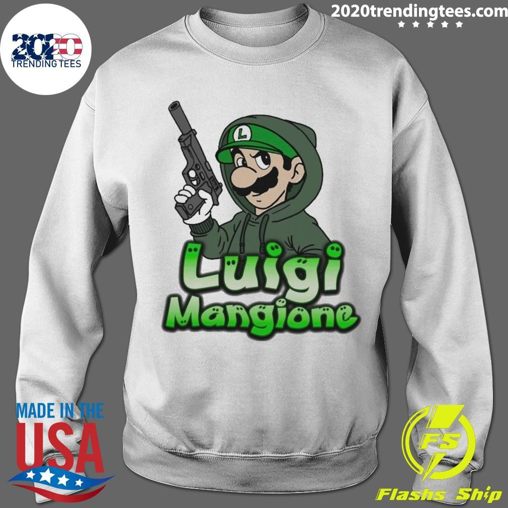 Luigi Mangione Super Mario Shirt