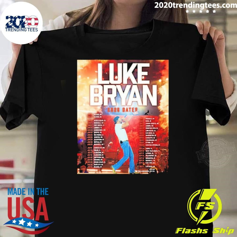 Luke Bryan 2026 Word On The Street Tour Shirt
