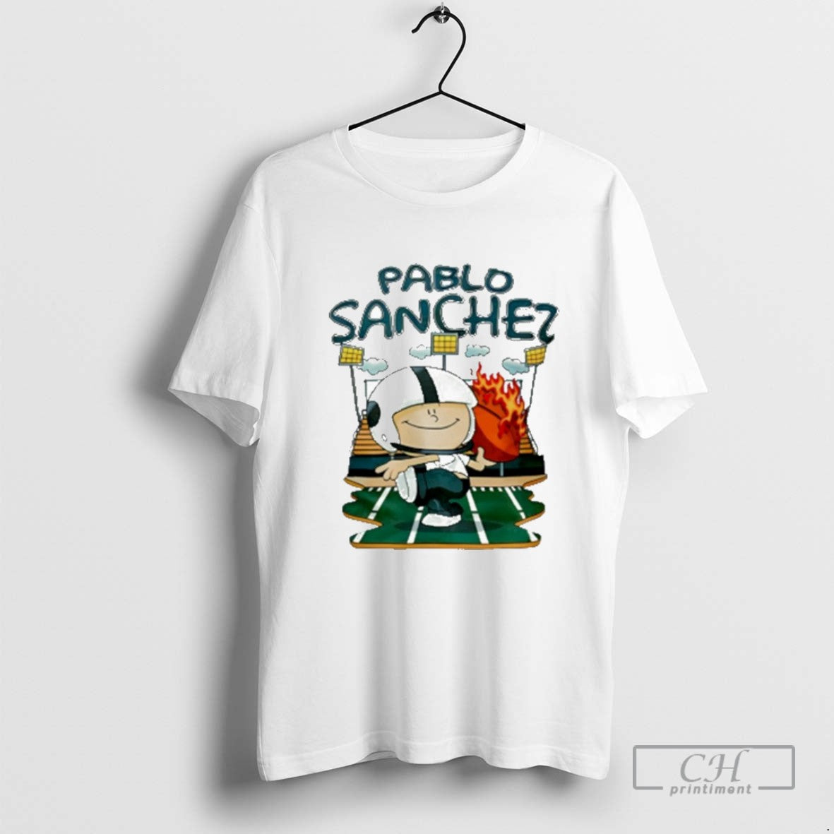 Mack Hollins Wearing Pablo Sanchez