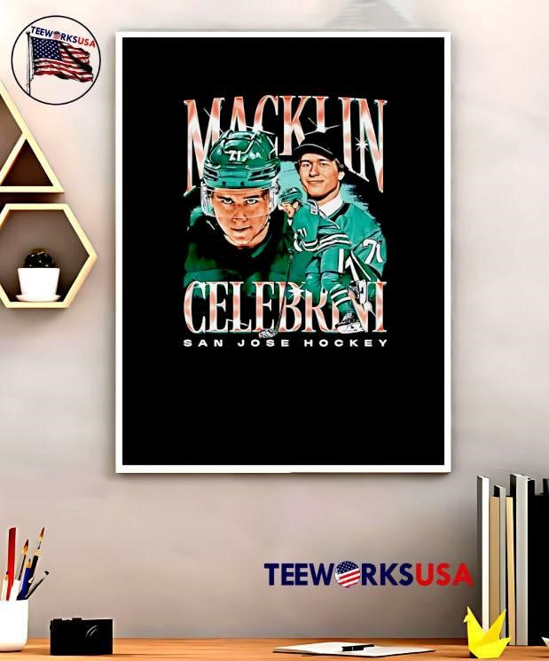 Macklin Celebrini San Jose Hockey shirt